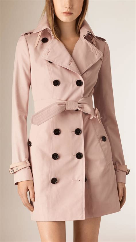 pink trench coat burberry|Burberry trench coat clearance.